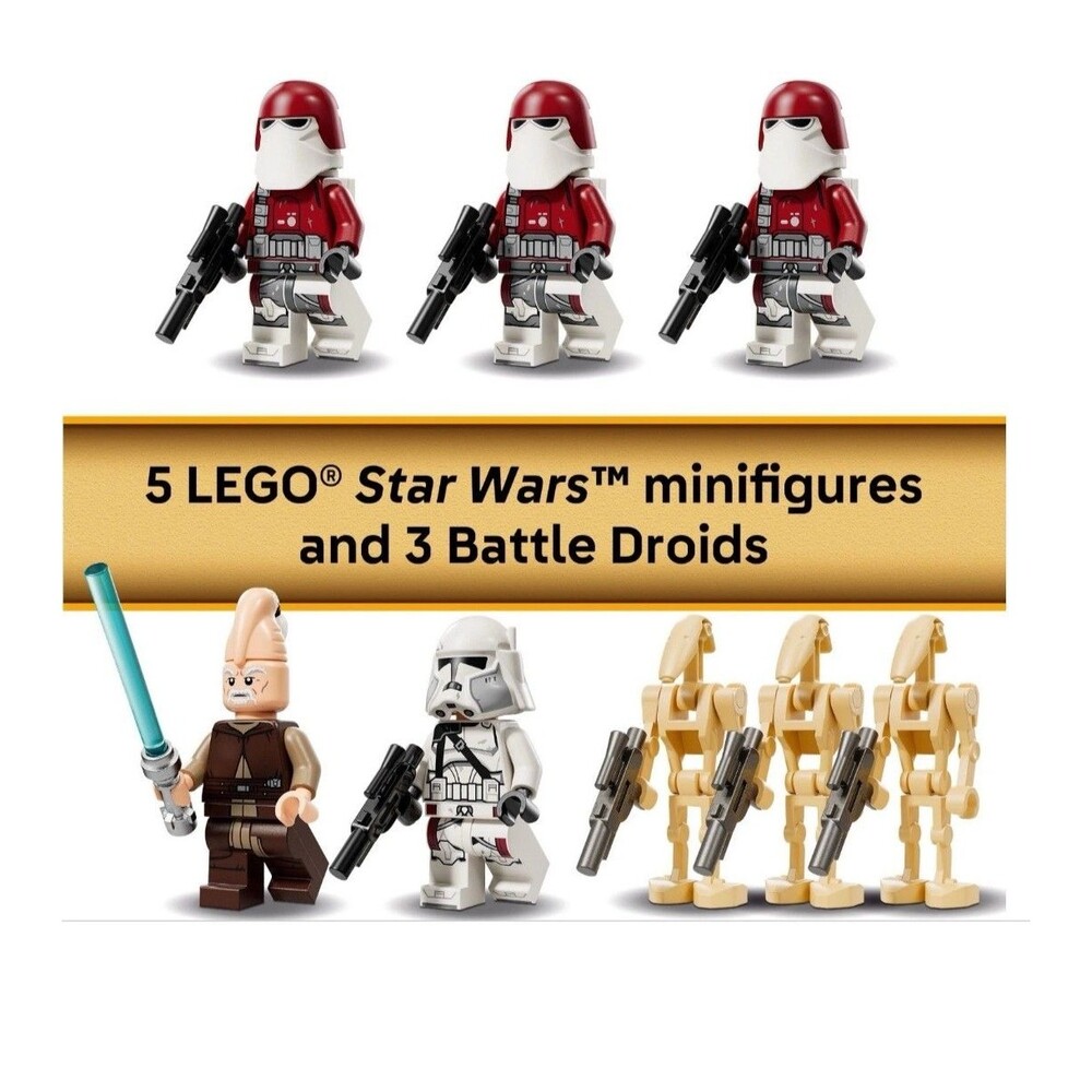 LEGO Star Wars Republic Juggernaut 75413 Complete Set 813 Pieces - Picture 2 of 2